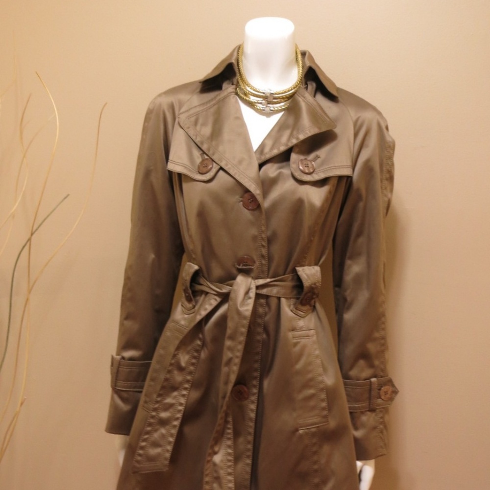 Jessica Simpson -  Satin Trench Coat